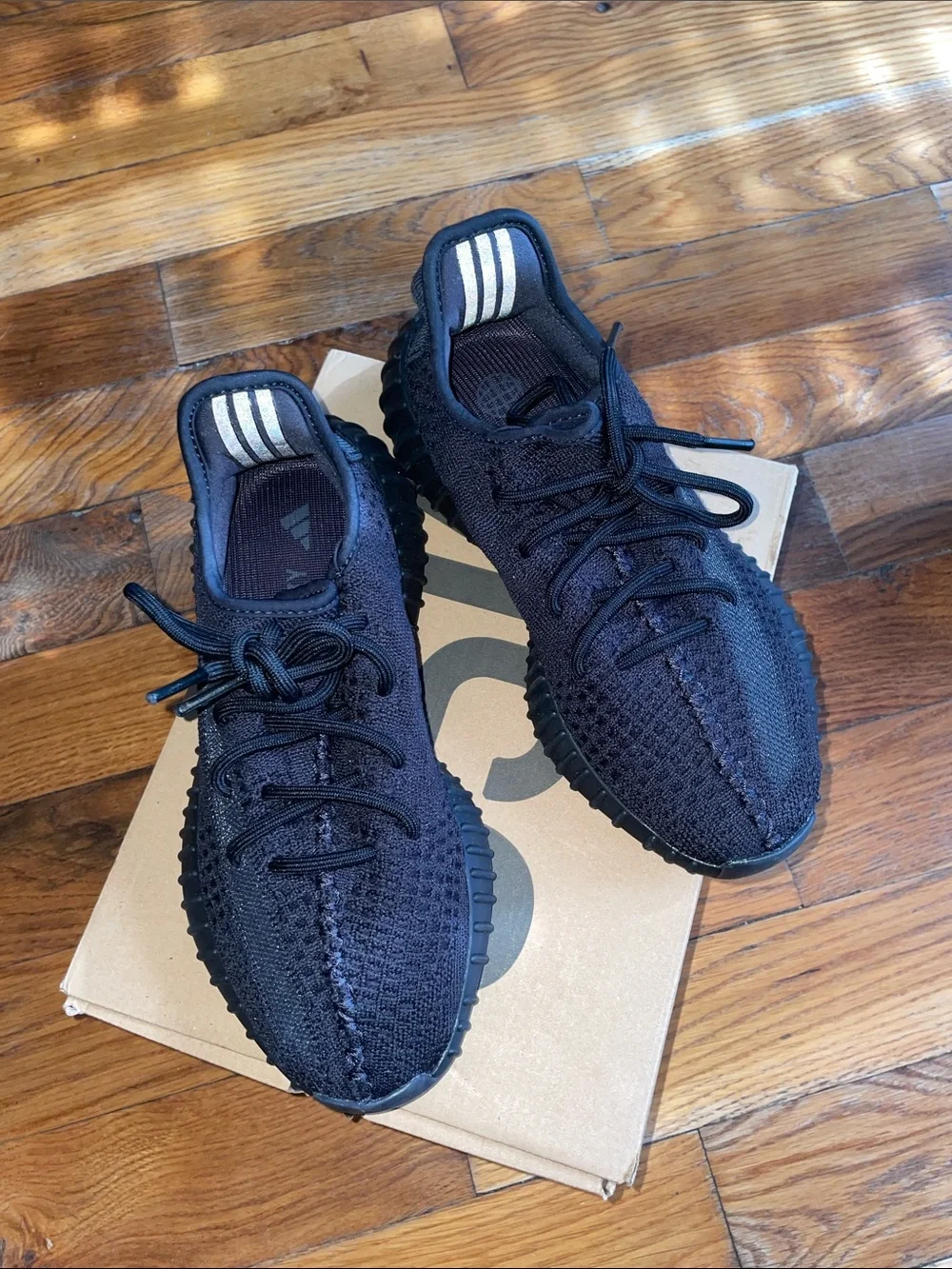 adidas Black Knit Low-Top Sneakers